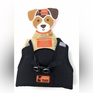 The Dog Walker Company Black Mesh Style Harness Medium